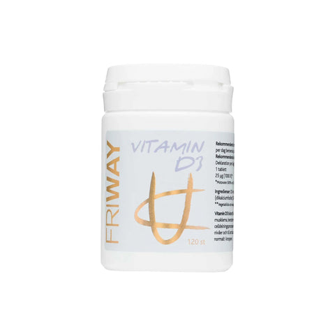 Friway Vitamin D3 120 - Naturshopen.se