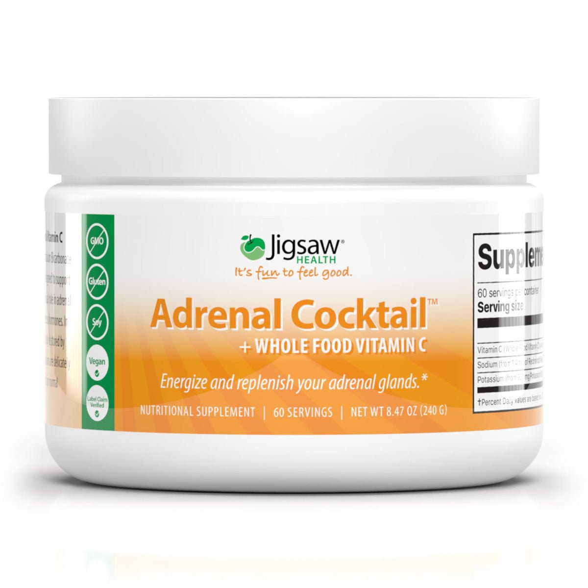 Jigsaw Adrenal Cocktail + Wholefood Vitamin C – Naturshopen.se