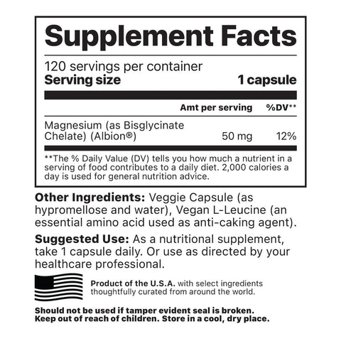 Jigsaw Health MagPure Glycinate 120 Capsules - Naturshopen.se