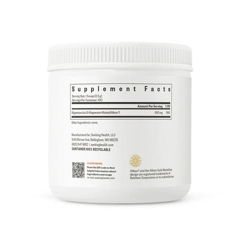 Magnesiummalat pulver Seeking Health - Naturshopen.se
