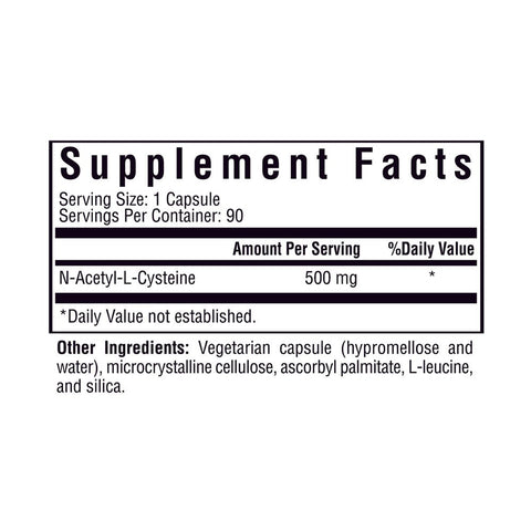 Seeking Health NAC (N - Acetyl - L - Cysteine) - 90 Capsules - Naturshopen.se