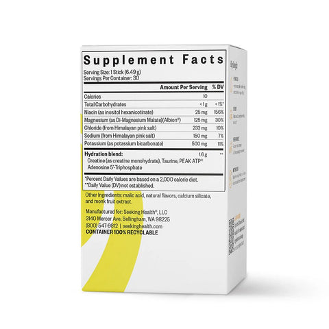 Seeking Health Optimal Electrolyte Lemonade Sticks - Naturshopen.se