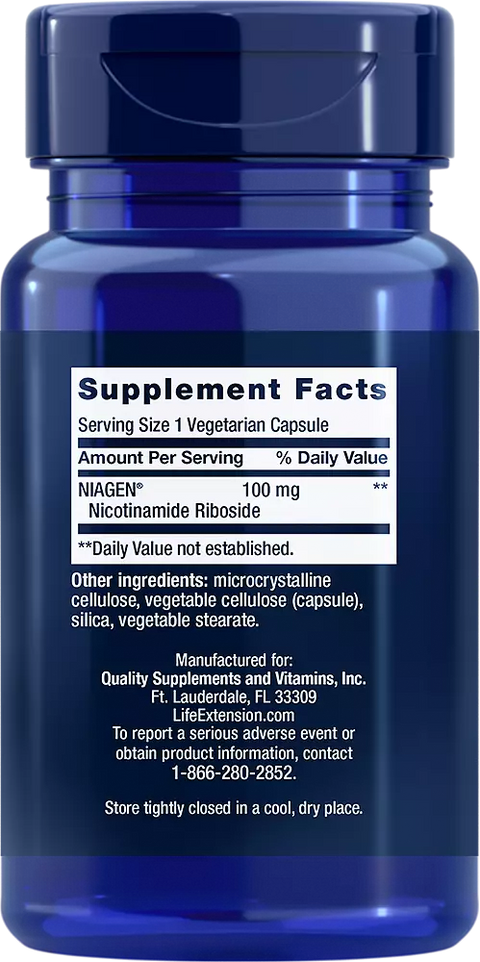 Life Extension NAD+ Cell Formula, 100 mg