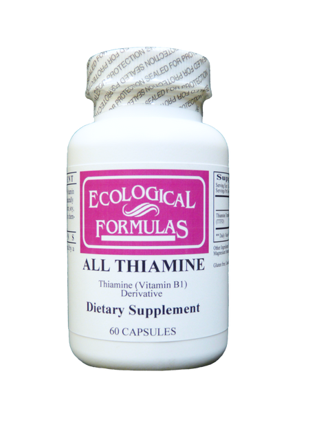 Ecological Formulas Allithiamine Vitamin B1 50 Mg 60 Capsules