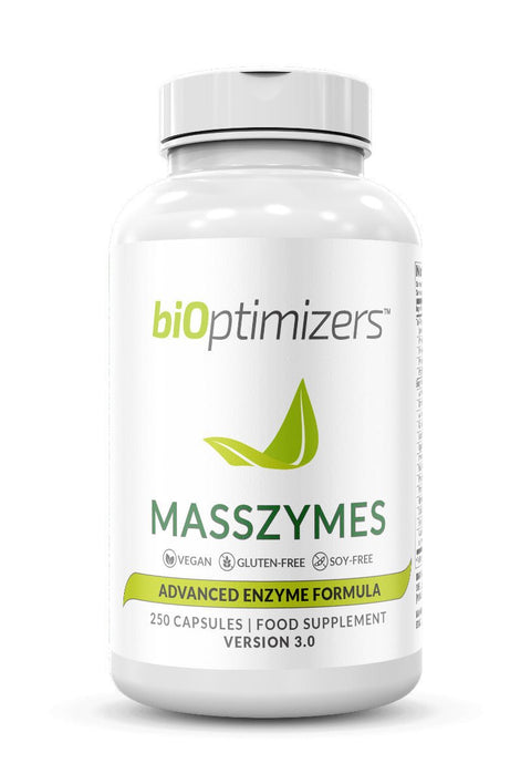 BiOptimizers - Masszymes 250 Capsules - Naturshopen.se