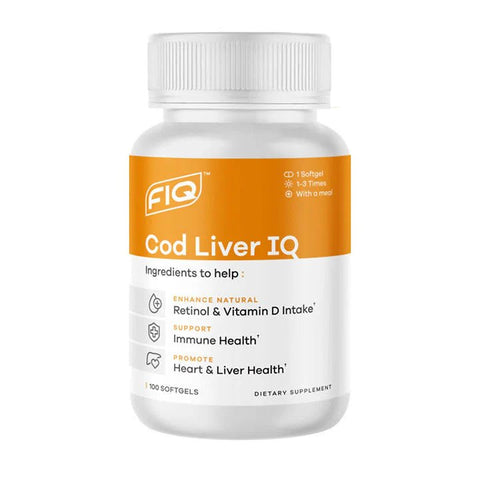 FIQ Cod Liver IQ - Naturshopen.se