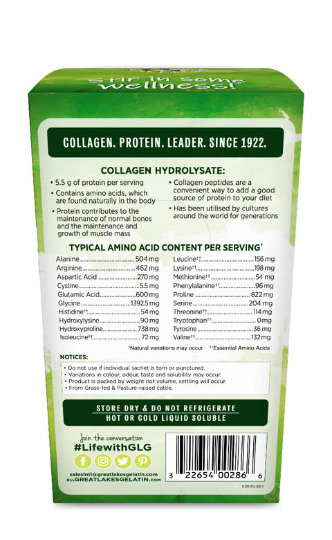 Great Lakes Wellness - Collagen Hydrolysate Sticks (10 pack)