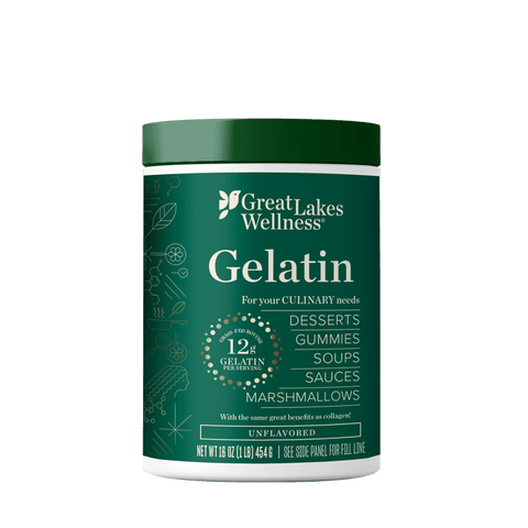 Great Lakes Wellness - Grass-Fed Beef Gelatin - Naturshopen.se
