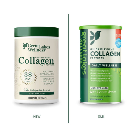 Great Lakes Wellness - Premium Grass - Fed Collagen Peptides - Naturshopen.se