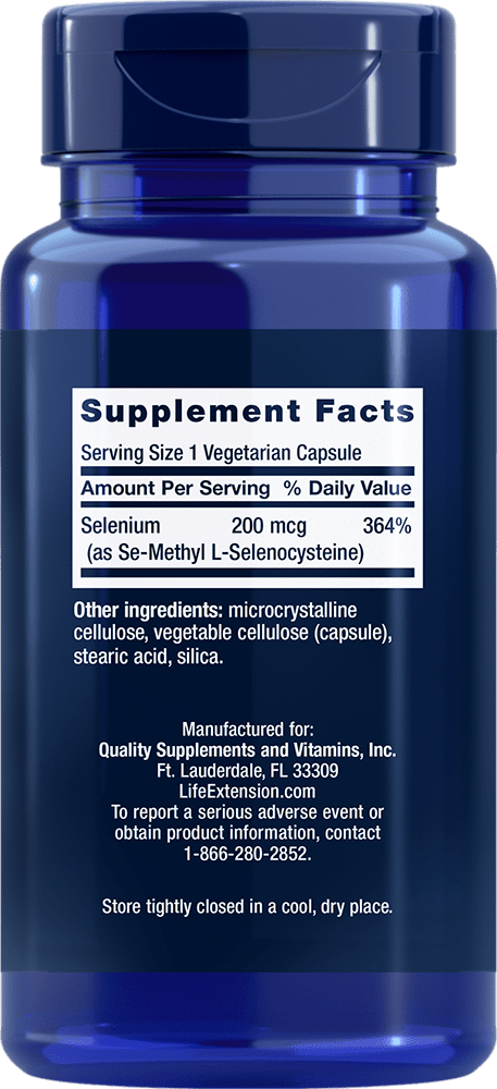 Life Extension Se - Methyl L - Selenocysteine - Naturshopen.se