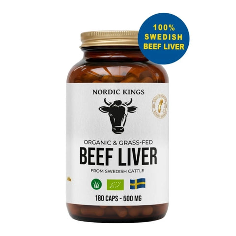 Nordic Kings Grass-fed & Organic Beef Liver Capsules