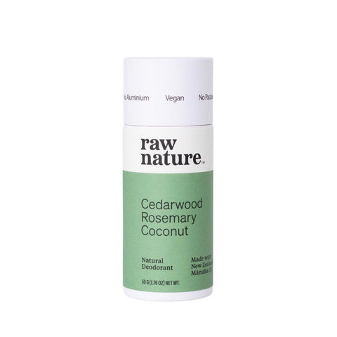 Raw Nature - Natural Deodorant - Cedarwood Rosemary