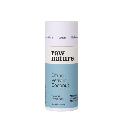 Raw Nature Natural Deodorant - Citrus Vetiver Coconut - Naturshopen.se