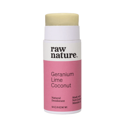 Raw Nature - Natural Deodorant - Geranium Lime - Naturshopen.se