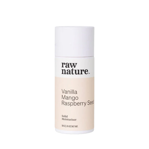 Raw Nature - Solid Moisturiser - Vanilla Mango Raspberry Seed - Naturshopen.se