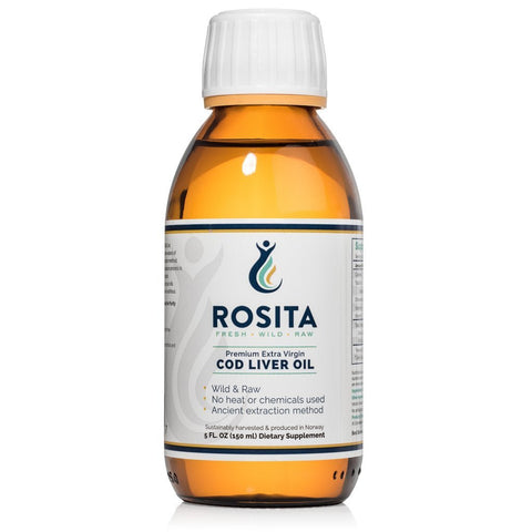Rosita Extra Virgin Torskleverolja 150ml - Naturshopen.se