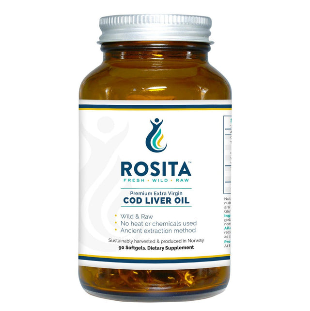 Rosita Extra Virgin High Quality Cod Liver Oil from Norway in capsules ...