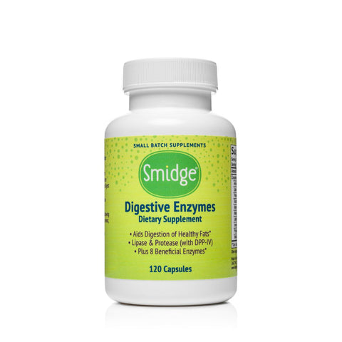 Smidge Digestive Enzymes 120 kapslar - Naturshopen.se