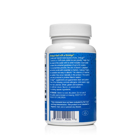Smidge Oysterzinc 120 Kapslar - Naturshopen.se